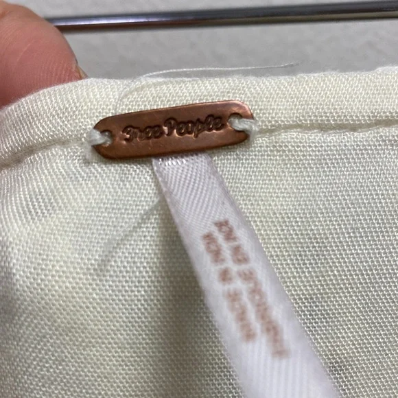 Free People Cream Textured Fabric - Picture 3 of 5